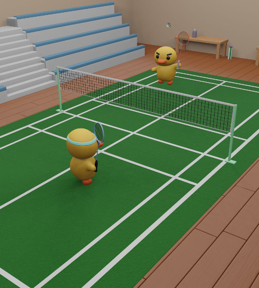 Duck Badminton