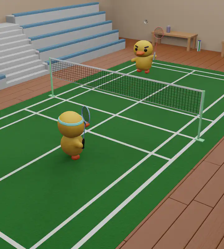 Duck Badminton