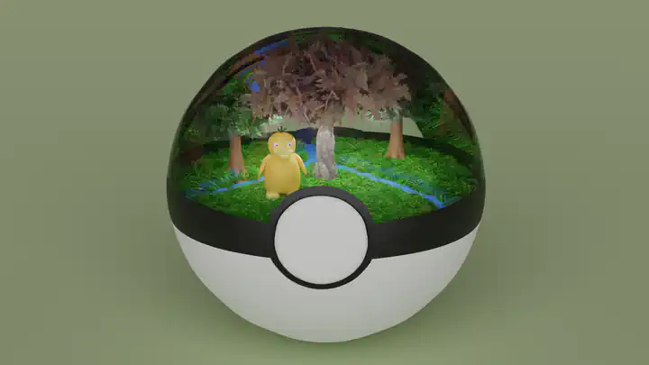 Pokeball Terrarium